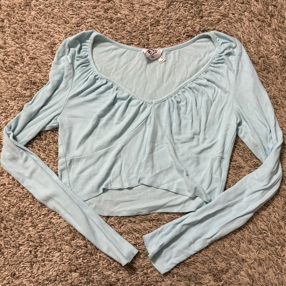 Princess Polly Blue Long Sleeve